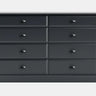 Andorra 8-Drawer Lowboy - NZ Made at online8 furniture store Auckland