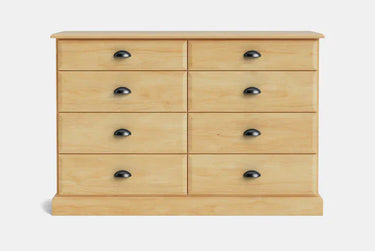Andorra 8-Drawer Lowboy - NZ Made at online8 furniture store Auckland