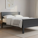 Andorra High Foot Panelled Bed - NZ Made at online8 furniture store Auckland