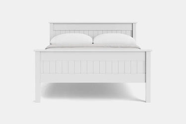 Andorra High Foot Panelled Bed - NZ Made at online8 furniture store Auckland