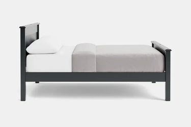 Andorra High Foot Panelled Bed - NZ Made at online8 furniture store Auckland