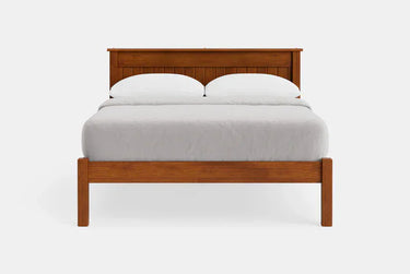 Andorra Low Foot Panelled Bed - NZ Made at online8 furniture store Auckland