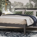 Andorra Low Foot Panelled Bed - NZ Made at online8 furniture store Auckland