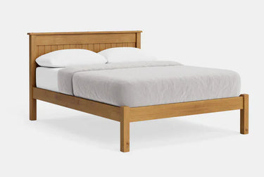 Andorra Low Foot Panelled Bed - NZ Made at online8 furniture store Auckland