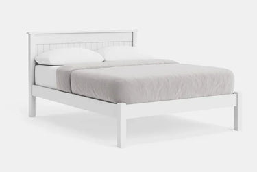 Andorra Low Foot Panelled Bed - NZ Made at online8 furniture store Auckland