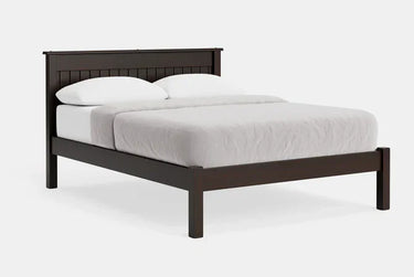 Andorra Low Foot Panelled Bed - NZ Made at online8 furniture store Auckland