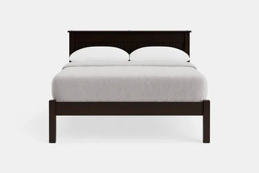 Andorra Low Foot Panelled Bed - NZ Made at online8 furniture store Auckland