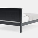 Andorra Low Foot Panelled Bed - NZ Made at online8 furniture store Auckland