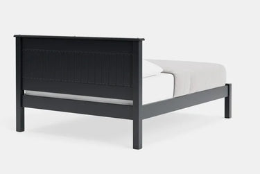 Andorra Low Foot Panelled Bed - NZ Made at online8 furniture store Auckland