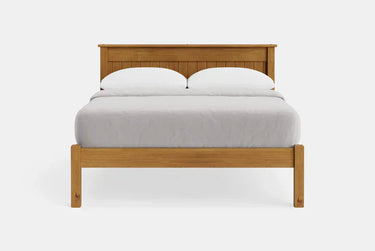 Andorra Low Foot Panelled Bed - NZ Made at online8 furniture store Auckland
