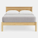 Andorra Low Foot Panelled Bed - NZ Made at online8 furniture store Auckland