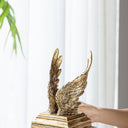 Angel Wing Book Ends - Gold at online8 furniture store Auckland