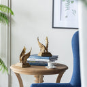 Angel Wing Book Ends - Gold at online8 furniture store Auckland