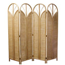 Anggun Four Panel Rattan Room Divider at online8 furniture store Auckland