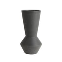 Angle Ceramic Vase Black at online8 furniture store Auckland