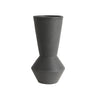 Angle Ceramic Vase Black at online8 furniture store Auckland