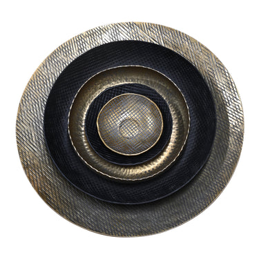 ANKARA Round Plate - Black at Online8 Furniture Auckland NZ