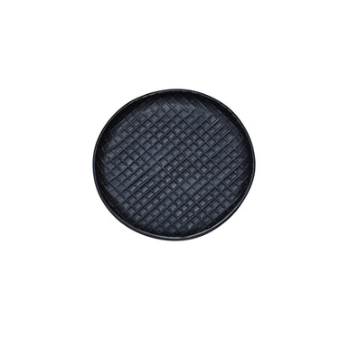 ANKARA Round Tray/Candleplate - Black at Online8 Furniture Auckland NZ