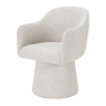 Anna Swivel Dining Chair - White at online8 furniture store Auckland