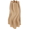 Anouk Beige 3D Printed Ceramic Vase - Small at online8 furniture store Auckland