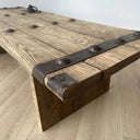 Antique Elm Door Coffee Table at online8 furniture store Auckland