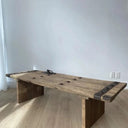 Antique Elm Door Coffee Table at online8 furniture store Auckland