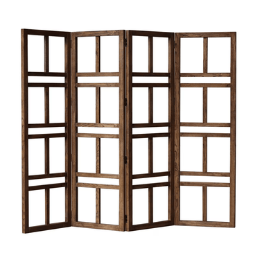 Antique Elm Room Divider - Walnut at online8 furniture store Auckland