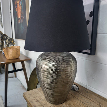 Antique Silver Table Lamp at online8 furniture store Auckland