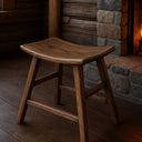 Antique Stool _ Elm at Online8 Furniture Auckland NZ