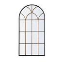 Antiqued Metal Wall & Floor Mirror - 1665mm at online8 furniture store Auckland