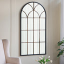 Antiqued Metal Wall & Floor Mirror - 1665mm at online8 furniture store Auckland