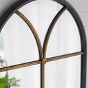 Antiqued Metal Wall | Floor Mirror - 189cm at online8 furniture store Auckland