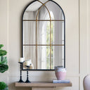 Antiqued Metal Wall Mirror - 1195mm at online8 furniture store Auckland