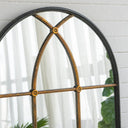 Antiqued Metal Wall Mirror - 1195mm at online8 furniture store Auckland