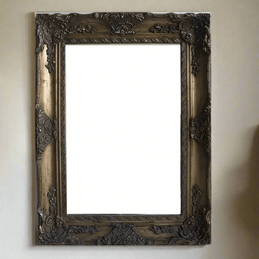 Antiqued Ornate Bevelled Floor Mirror - Bronze at online8 furniture store Auckland
