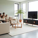 Antler 4 Door Entertainment Unit at online8 furniture store Auckland