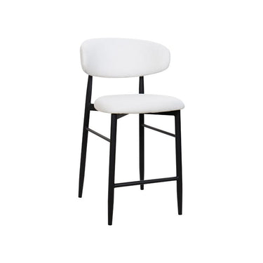 Aragon Counter Stool/Barstool - White at online8 furniture store Auckland