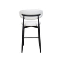 Aragon Counter Stool/Barstool - White at online8 furniture store Auckland