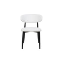 Aragon Dining Chair - White at online8 furniture store Auckland