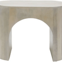 ARC Side Table - Milk Wash at online8 furniture store Auckland