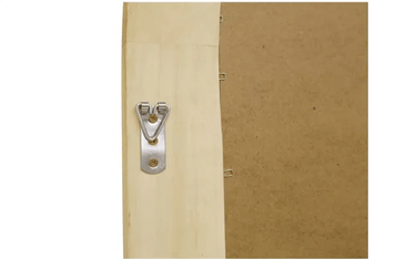 ARC Wooden Mirror - White Washed at online8 furniture store Auckland