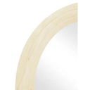 ARC Wooden Mirror - White Washed at online8 furniture store Auckland