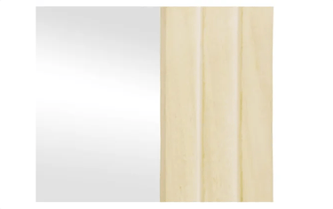 ARC Wooden Mirror - White Washed at online8 furniture store Auckland