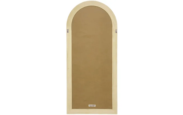 ARC Wooden Mirror - White Washed at online8 furniture store Auckland