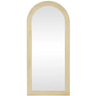 ARC Wooden Mirror - White Washed at online8 furniture store Auckland