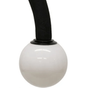 ARC Wooden Pendant Light - Black Sandblast at online8 furniture store Auckland