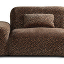 Arcadia Leopard Print Sectional 3 Seat Sofa at Online8 Furniture Auckland NZ