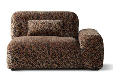 Arcadia Leopard Print Sectional 3 Seat Sofa at Online8 Furniture Auckland NZ