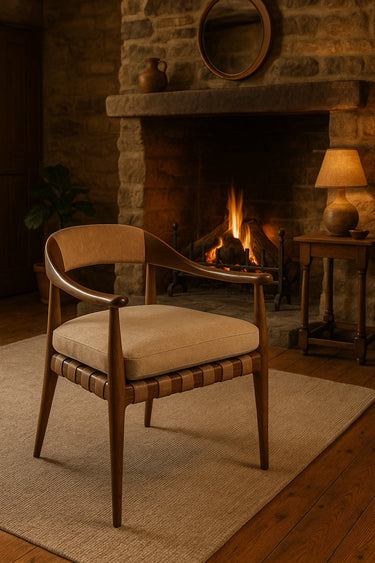 Arcadia Occasional Chair: Ash Wood at Online8 Furniture Auckland NZ