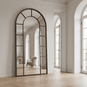 Arch Gold Metal Floor Mirror at online8 furniture store Auckland